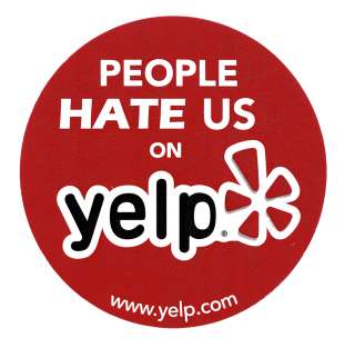 people hate us on yelp